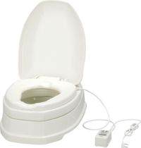 安寿 簡易洋式便座 サニタリエースOD 両用式(暖房便座補高5cm) 段差のある和式トイレ用
