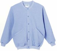 スクエアニット室内着(えりなし前開き)5100