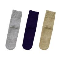 ゴムなしすべり止めソックス 紳士用 6足セット（3色各2足セット）
