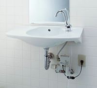 洗面器 L-275ANセット自動水栓・床排水仕様
