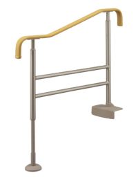 スチール製　屋内用　手すり 安寿 玄関手すり 上がりかまち用手すりS-950F | 快適空間スクリオ