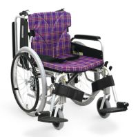 【非課税】アルミ製自走用車椅子簡易モジュール低床タイプ KA822-40(38･42)B-LO