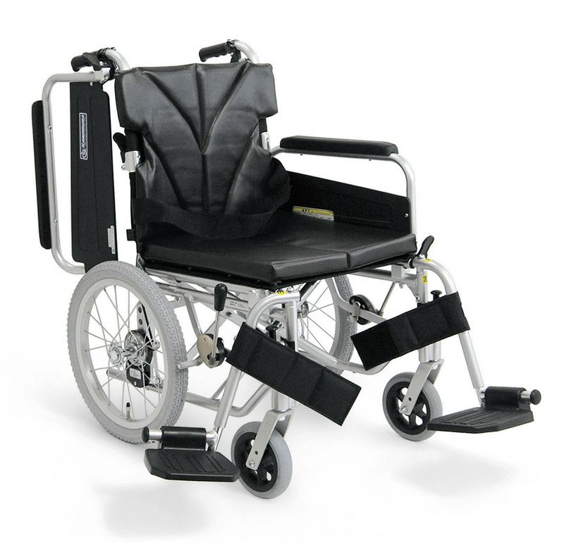 非課税】アルミ製介助型車椅子簡易モジュール低床 KA816-40(38・42)B