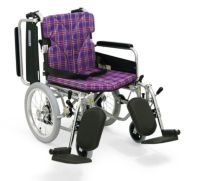 【非課税】アルミ製介助型車椅子簡易モジュール超低床KA816-40(38･42)ELB-SL