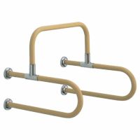 補助手すり D型丸棒手すり 小便器用 No857