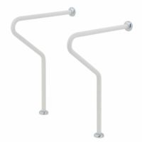 補助手すり R型丸棒手すり 洗面器用 No866