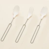 介護食器首と柄が曲がるスプーンフォークかるまげまげ35 3本セット大