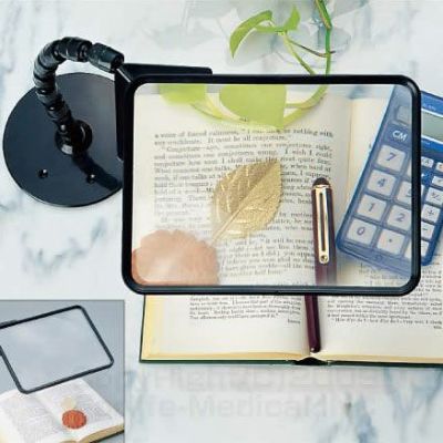 せぼね君ルーペ 読書用　使用例
