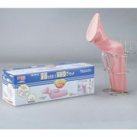 安寿 アロン尿器と尿器受けセット 女性用 533-741