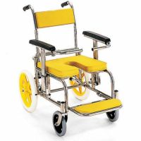 シャワー車いす 病院・施設用 KS2 シャワーキャリー 穴あきシート カワムラサイクル