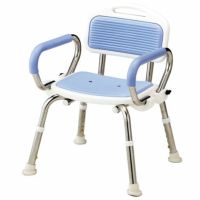 アルミシャワーチェア スチール製後輪ダブルストッパー TY535E | 快適