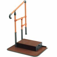 あがりかまち用たちあっぷ 片手すりステップ台付き CKE-02