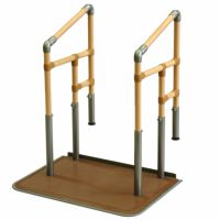 あがりかまち用たちあっぷ 両手すりステップ台なし CKE-03