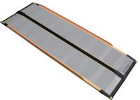 ケアスロープ 長さ120cm エッジ付き段差解消屋外用スロープ・渡し板 CS-120 対応段差高さ：約10～30cm