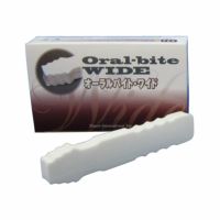 オーラルバイト ワイド 10本（5本入り×2） 口腔ケア用開口パッド 使い捨て開口補助