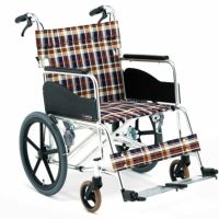 【非課税】アルミ製ワイド車椅子 介助用 AR-380 在宅・施設向