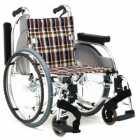 【非課税】アルミ製車椅子 肘掛はねあげスイングアウト AR-501 自走用