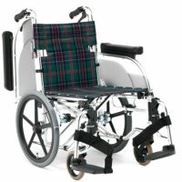 【非課税】アルミ製車椅子 肘掛はねあげスイングアウト AR-601 介助用