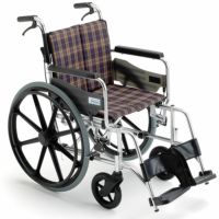 【非課税】耐荷重130kg車椅子 KJP-2H 高座面タイプ