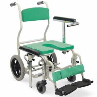 シャワー用車椅子 座・背もたれシート着脱式シャワーキャリー KS12 カワムラサイクル