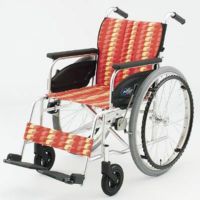 【非課税】自走用車椅子 Aタイプ NA-426A 背折れ 前座高42cm