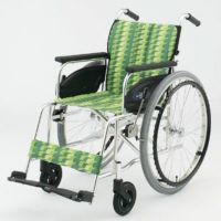 【非課税】自走用車椅子 Aタイプ NA-466A 背折れ 前座高46cm