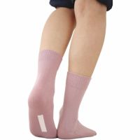 名前の書けるソックス 婦人足首ゆったり靴下 無地 5足セット01855