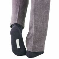 名前の書けるソックス 紳士足首ゆったり靴下 無地 5足セットW0138910