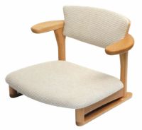 腰にやさしいイス　Awaza（アワザ）LD 低座椅子 050N-Ｆ ナラ材 布張3