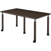 介護・福祉施設向けテーブル 5本脚上下昇降式 UFT-5T1890B 長方形 1800×900