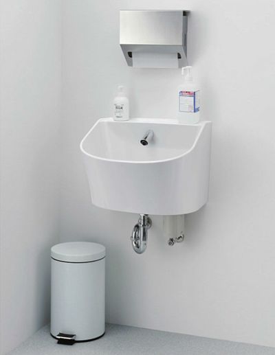 TOTO スタッフ用手洗い器・自動水栓・壁排水LS850APA 介護施設・病院