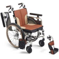 【非課税】自走用車椅子 スキットシリーズ SKT-1000 コンパクト 在宅／軽度・中度