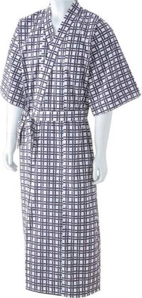 ウェルファン 和の奏 ガーゼねまき 紳士用 介護用ねまき浴衣タイプ M/L