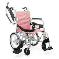 【非課税】カワムラサイクル 軽量 介助型車椅子 ふわりす＋(プラス)　KFP16-40SB