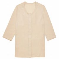 らくらく前開きワンタッチ肌着（7505）2枚セット 婦人７分袖ベージュ