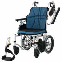 【非課税】介助型車椅子 NAH-U7 ウルトラシリーズ モジュールタイプ 工具いらずシート幅調整