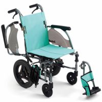 【非課税】超軽量 車椅子 カルティマ ワンハンドブレーキ  ウィング・スイングアウト介助用 CRT-8