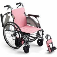 【非課税】超軽量 車椅子 カルティマ ワンハンドブレーキ  ウィング・スイングアウト低床自走用 CRT-7Lo