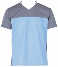 濡れない蒸れない 入浴介護Tシャツ フットマーク(403340) 防水･撥水仕様 入浴介助 介護施設スタッフ 訪問看護