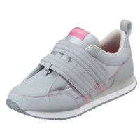 ムーンスター Vステップ06（グレー・22～26cm）  装具対応介護靴 片足販売 紳士・婦人