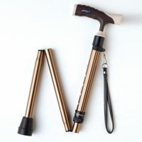 ソフトグリップ 伸縮折りたたみアルミ杖