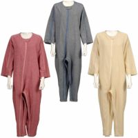 ソフトケアねまき 厚手タイプ 上下続き服（介護つなぎパジャマ）