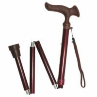 ステッキかるがもオム 折りたたみM　紳士向け 長さ79～89cm 身長約154～174cm