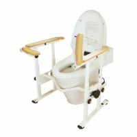 洋式トイレ用FR手すり　微笑の福寿草 フロント手すり付き