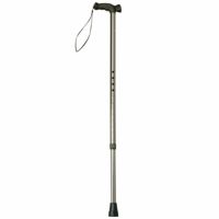 アルミステッキ KS-21R ボタン伸縮杖 クリスタル産業 適応身長145～185cm