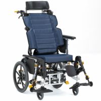 【非課税】ティルト＆リクライニング介助用車椅子 マイチルトグラン3D MH-GR-SE 大柄な方に スイングアウト＆エレベーティング