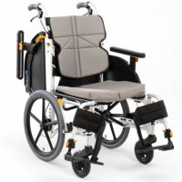 【非課税】介助型車椅子 ネクストコア ワイドHB NEXT-62BHB 大柄な方に ノーパンクタイヤ仕様