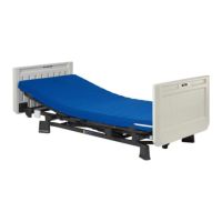 【非課税】在宅介護用ベッド ミオレットⅢ（3） 2モーター 樹脂ボード（幅90ｃｍ・83ｃｍ）