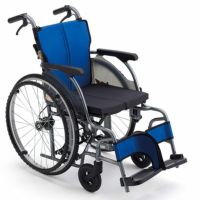 【非課税】ミキ 在宅向き超軽量コンパクト自走型車椅子 CRT-1-CZ モジュールタイプ