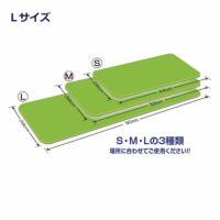 ダイヤストップマット 消臭抗菌ゴム製すべり止めマット L（38×90cm)